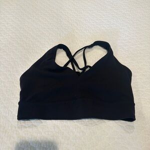 Athleta Black Solace Sports Bra D-DD